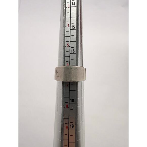 Vintage 70s Andreas Mikkelsen AJ Danish Modernist Sterling Silver Sphere Ring - Picture 9 of 9